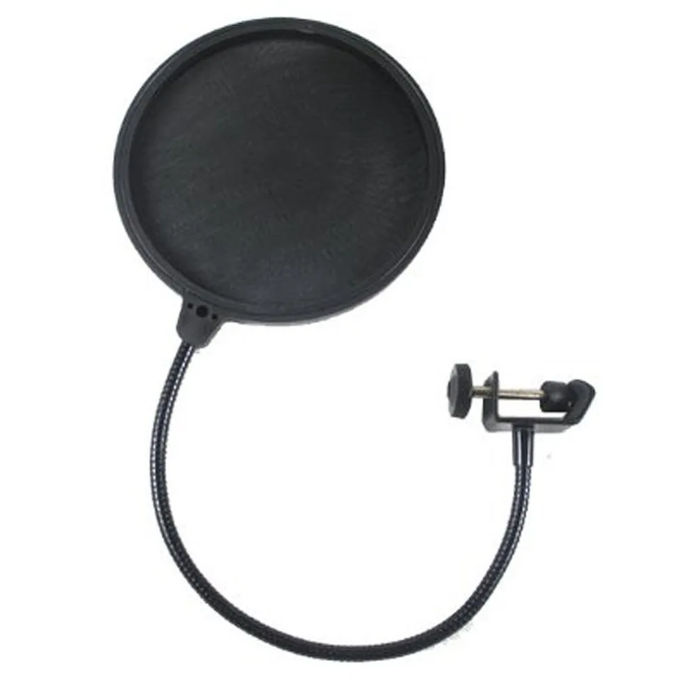 Professional Clamp On Microphone Pop Filter Bilayer Recording Spray Guard Double Mesh Screen Windscreen Studio
Professional Clamp On Microphone Pop Filter Bilayer Recording Spray Guard Double Mesh Screen Windscreen Studio