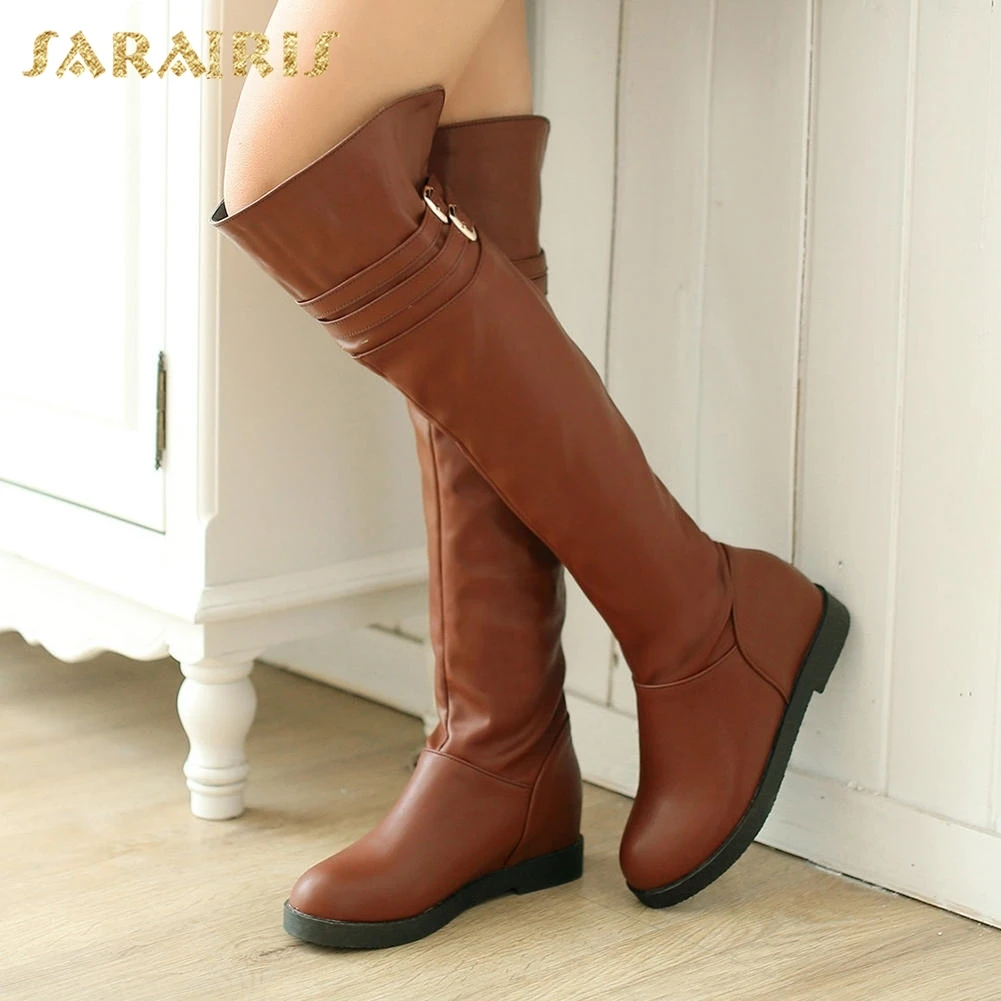 SARAIRIS 2018 Dropship plus size 34-40 Increasing Heels Buckle Strap Shoes Women Boots Femals Hot Sale Dd Fur Winter Boots
SARAIRIS 2018 Dropship plus size 34-40 Increasing Heels Buckle Strap Shoes Women Boots Femals Hot Sale Dd Fur Winter Boots