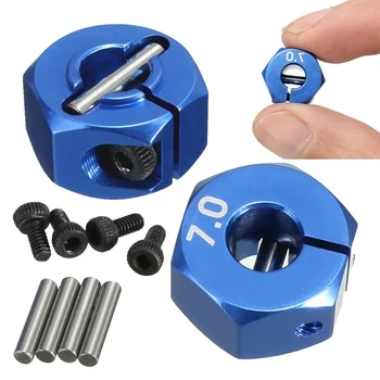 RC Blue Aluminum Alloy 7.0 Wheel Hex 12mm Drive 4P HSP HPI Tamiya Car Suit For All 1:10 RC Car Tire Parts Set
RC Blue Aluminum Alloy 7.0 Wheel Hex 12mm Drive 4P HSP HPI Tamiya Car Suit For All 1:10 RC Car Tire Parts Set