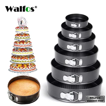WALFOS Baking Pans Kitchen Cake Tool Cake Mold Metal Round Baking Dish Bakeware Non-Stick Mold Kitchen Accessories
WALFOS Baking Pans Kitchen Cake Tool Cake Mold Metal Round Baking Dish Bakeware Non-Stick Mold Kitchen Accessories