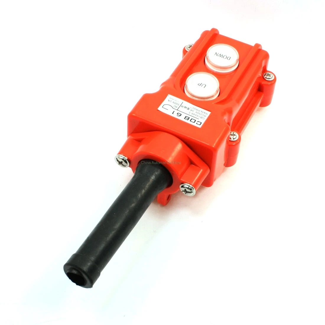 COB-61 Up Down Rainproof Hoist Push Button Switch for Hoist Crane Control 250V 5A
COB-61 Up Down Rainproof Hoist Push Button Switch for Hoist Crane Control 250V 5A