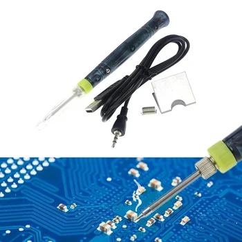 Electric Mini Portable 5V 8W USB Electric Powered Soldering Iron Pen Tip Touch Switch 2A Electric soldering iron USB iron
Electric Mini Portable 5V 8W USB Electric Powered Soldering Iron Pen Tip Touch Switch 2A Electric soldering iron USB iron