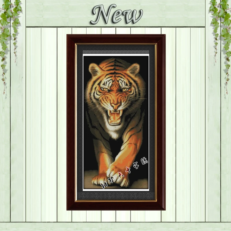 King of the monsters tiger animal decor Counted Printed on canvas DMC Embroidery Sets 14CT 11CT DIY Cross Stitch Needlework Kits
King of the monsters tiger animal decor Counted Printed on canvas DMC Embroidery Sets 14CT 11CT DIY Cross Stitch Needlework Kits