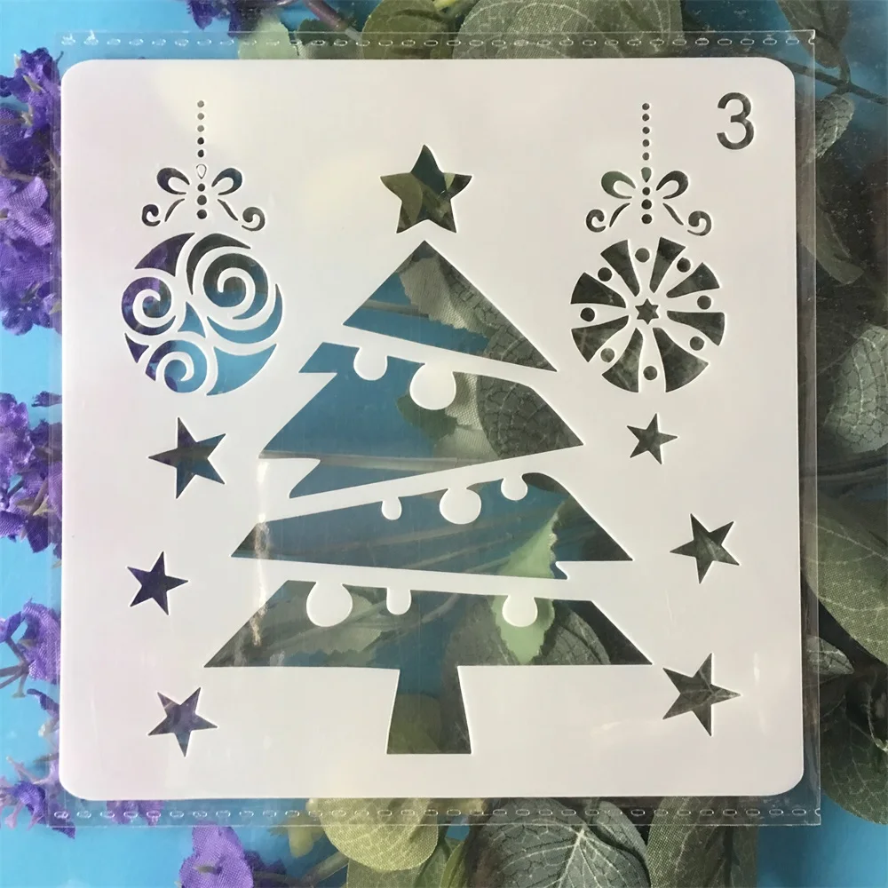 13cm Christmas Tree DIY Ball Layering Stencils Painting Scrapbook Coloring Embossing Album Decorative Paper Template
13cm Christmas Tree DIY Ball Layering Stencils Painting Scrapbook Coloring Embossing Album Decorative Paper Template