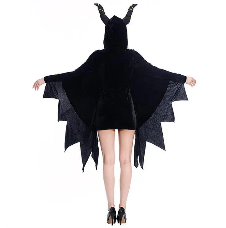 2017 Sexy Costume Halloween Dress Costume Sexy Witch Vampire Costume Women Masquerade Party Halloween Costume Cosplay-1
