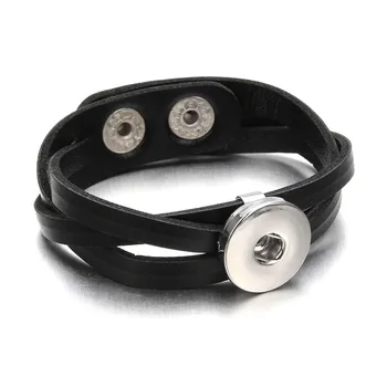 6 Colors 21CM New Vintage Snap Bracelet Men/Women Adjustable Leather Wrap Bracelets & Bangles Fashion Pulseira Xinnver Jewelry
6 Colors 21CM New Vintage Snap Bracelet Men/Women Adjustable Leather Wrap Bracelets & Bangles Fashion Pulseira Xinnver Jewelry