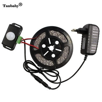 Tanbaby 5050 LED Strip DC12V 60LEDs/m 5m/lot Flexible LED Light +12V 2A power adapter EU/US/UK/AU+PIR Sensor Switch Controller
Tanbaby 5050 LED Strip DC12V 60LEDs/m 5m/lot Flexible LED Light +12V 2A power adapter EU/US/UK/AU+PIR Sensor Switch Controller