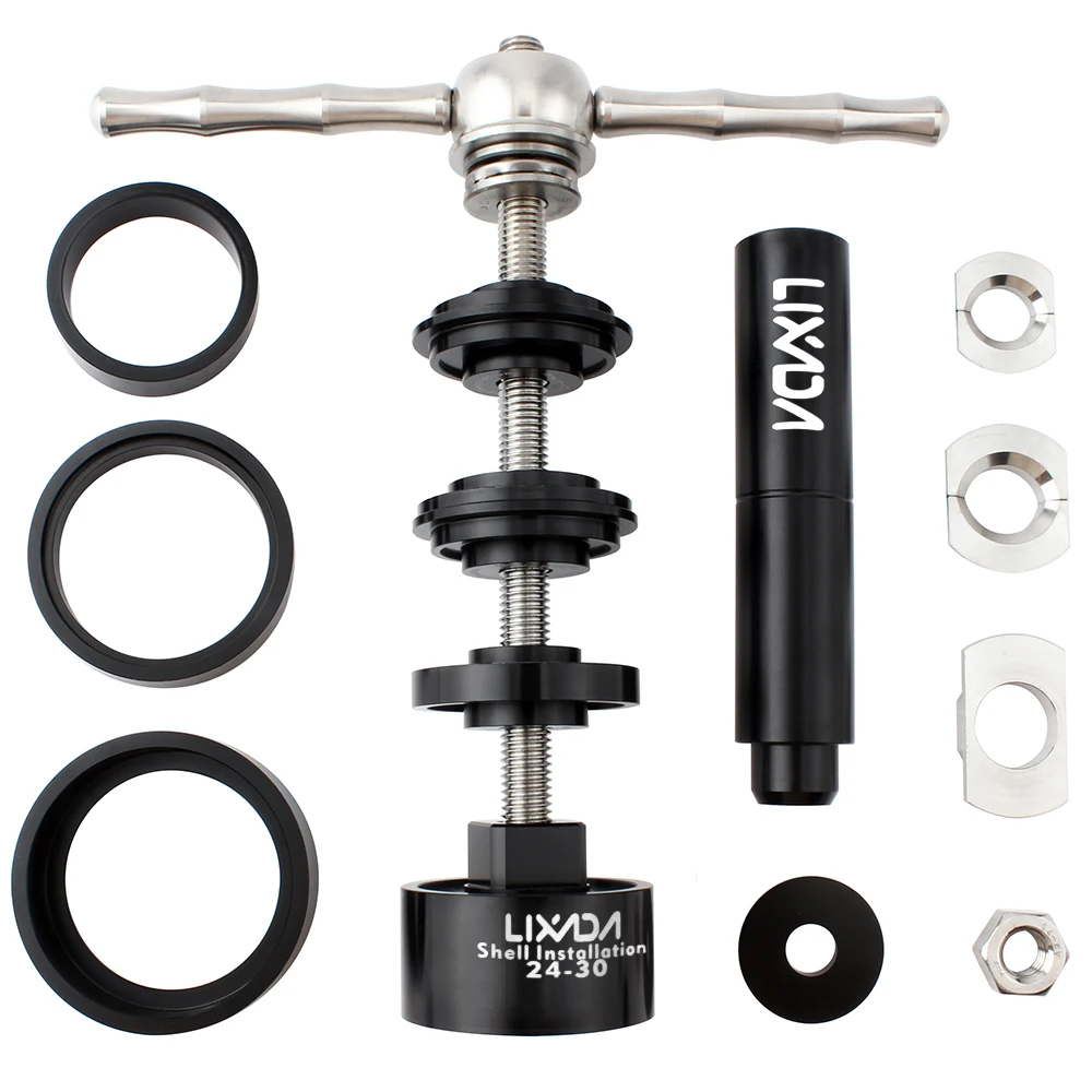 Lixada Bicycle Bottom Bracket Install and Removal Tool Kit Bike Bottom Bracket Remover Repair Kit for BB86/BB30/BB91/BB92/PF30
Lixada Bicycle Bottom Bracket Install and Removal Tool Kit Bike Bottom Bracket Remover Repair Kit for BB86/BB30/BB91/BB92/PF30