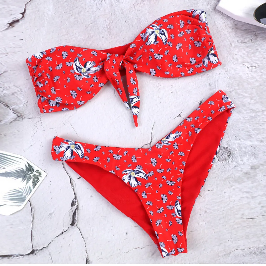 Bandeau Swimsuit Women Sexy Halter Bikini Print Bikini Set Brazilian Swimwear Female Padded Bathing Suit Thong Swimming Suit
Bandeau Swimsuit Women Sexy Halter Bikini Print Bikini Set Brazilian Swimwear Female Padded Bathing Suit Thong Swimming Suit