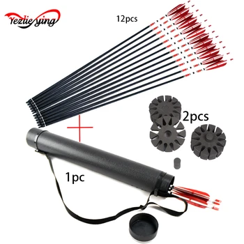 12PCS Archery Hunting Carbon Arrow + Arrow Quiver Waterproof Archery Quiver+2PCS EVA Foam Round Rack Arrows Quiver for Shooting
12PCS Archery Hunting Carbon Arrow + Arrow Quiver Waterproof Archery Quiver+2PCS EVA Foam Round Rack Arrows Quiver for Shooting
