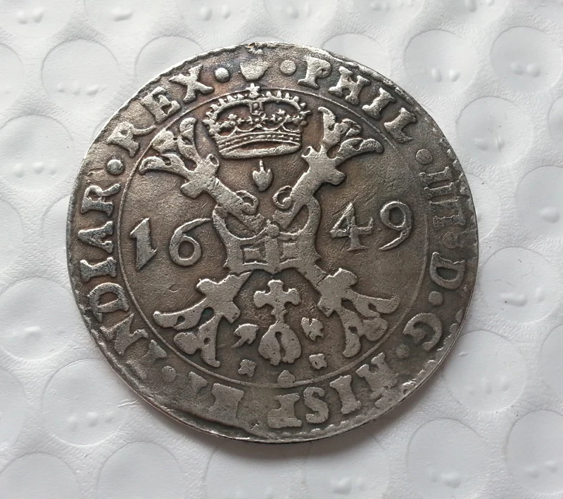 Holy Roman Empire 1649 Coin Medal Thaler copy coins-replica coins medal coins collectibles badge
Holy Roman Empire 1649 Coin Medal Thaler copy coins-replica coins medal coins collectibles badge