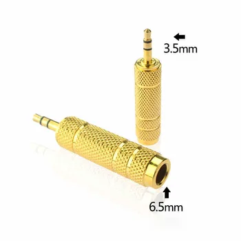 5pcs Audio Adapter 6.5mm Female to Male Jack 3.5mm Headphone Speaker Electric Guitar Connector Microphone Plug Gold Plating
5pcs Audio Adapter 6.5mm Female to Male Jack 3.5mm Headphone Speaker Electric Guitar Connector Microphone Plug Gold Plating