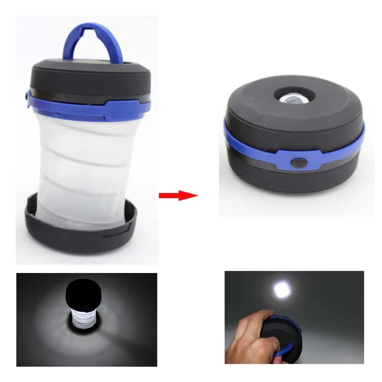 

Collapsible Solar Portable Lantern Multifunctional Retractable Tent Light Outdoor Camping LED Flashlight Emergency Lamp Torch