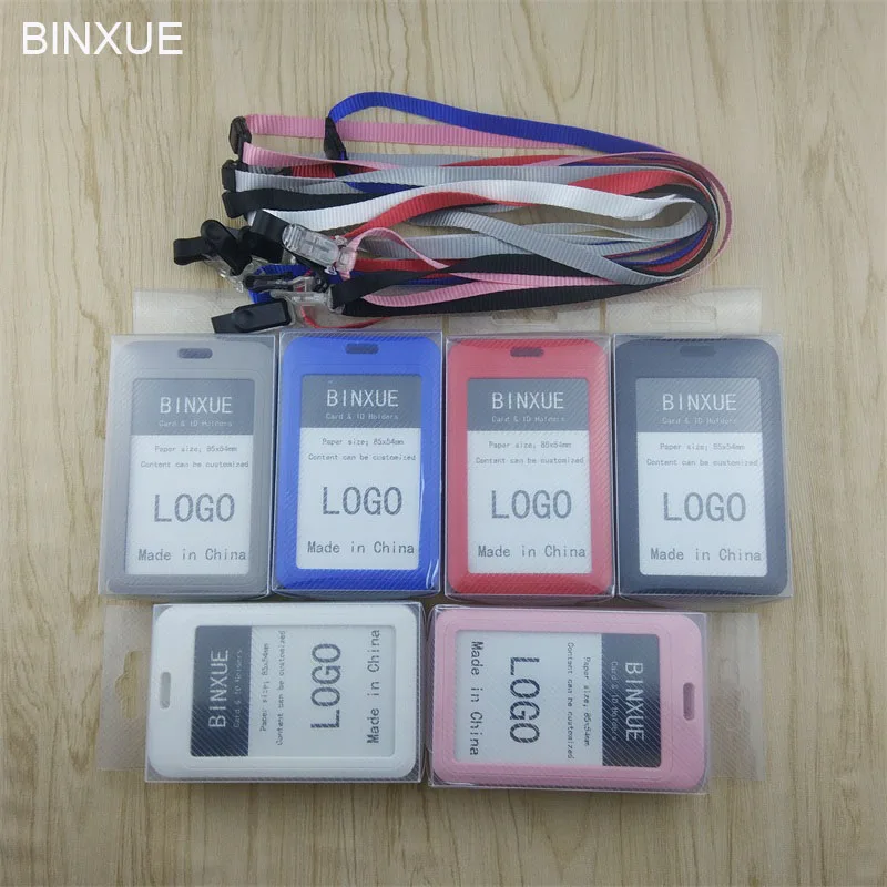 BINXUE High-grade Cover card Card & ID Holders badge and Can hang, you can clip Induction card Access control gift
BINXUE High-grade Cover card Card & ID Holders badge and Can hang, you can clip Induction card Access control gift