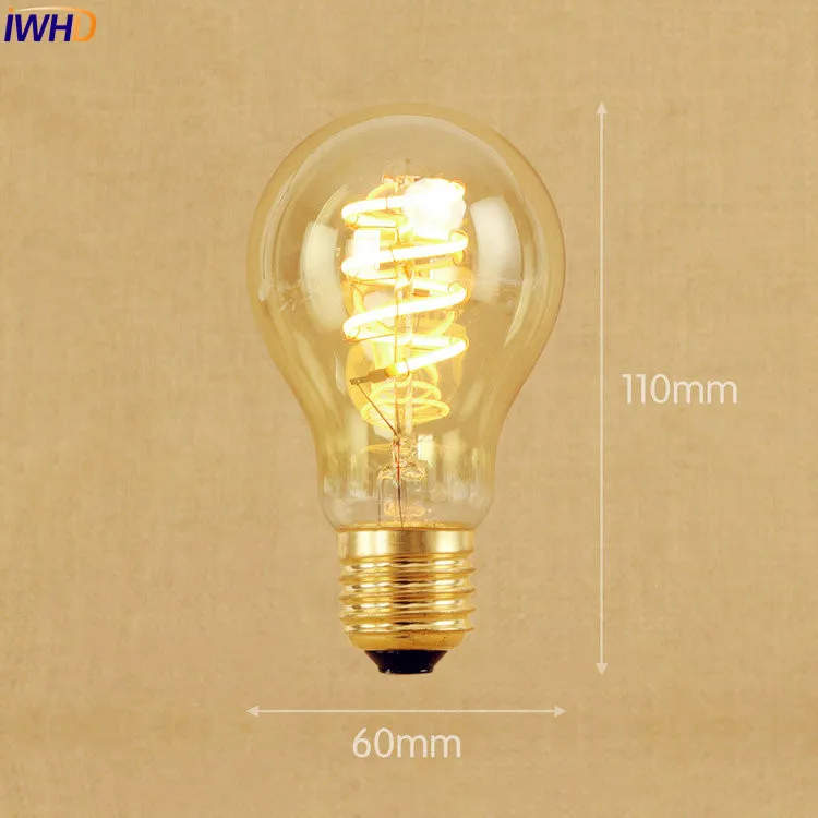 IWHD New Style Lampada Edison Lamp Bulb 220V E27 4W Bombillas Vintage Bulb Retro Lamp Ampoules Decoratives A19 G80 G95 ST65
IWHD New Style Lampada Edison Lamp Bulb 220V E27 4W Bombillas Vintage Bulb Retro Lamp Ampoules Decoratives A19 G80 G95 ST65