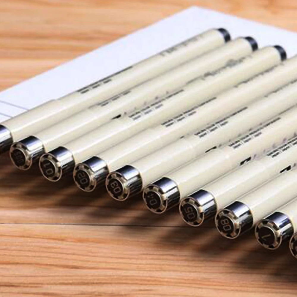 Set Of 8 Micron Liner Pen 0.2mm 0.25mm 0.3mm 0.35mm 0.4mm 0.45mm 0.5mm 0.7mm Fineliner Drawing Lines Marker Pen Art Supplies 0
Set Of 8 Micron Liner Pen 0.2mm 0.25mm 0.3mm 0.35mm 0.4mm 0.45mm 0.5mm 0.7mm Fineliner Drawing Lines Marker Pen Art Supplies 0