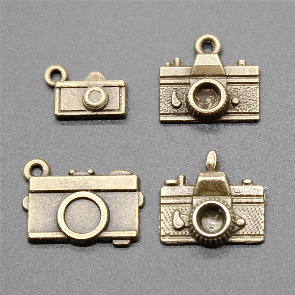 10pcs Charm Camera Antique Bronze Color Camera Pendant Charm Jewelry Vintage Camera Charm Jewelry Accessories Findings
10pcs Charm Camera Antique Bronze Color Camera Pendant Charm Jewelry Vintage Camera Charm Jewelry Accessories Findings
