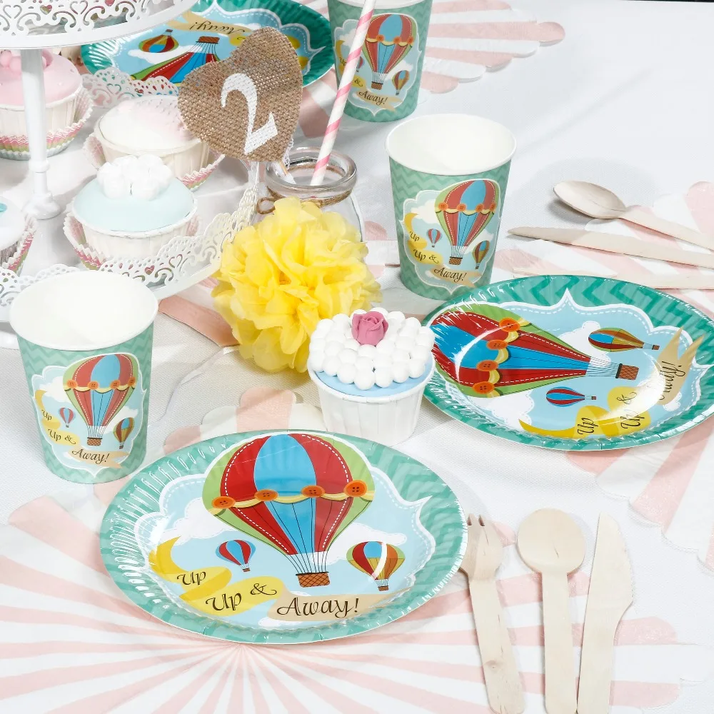 Hot Air Balloon Theme Paper Plate Set Birtyday Party Supplier Baby Shower Party Decoration Disposable Tableware Set For 8 Packs
Hot Air Balloon Theme Paper Plate Set Birtyday Party Supplier Baby Shower Party Decoration Disposable Tableware Set For 8 Packs