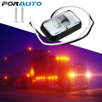 FORAUTO Dark Warning For Truck Trailer Boat DC 10V-30V Waterproof Piranha Blinker Light Red Yellow 2 LED Side Marker Light
FORAUTO Dark Warning For Truck Trailer Boat DC 10V-30V Waterproof Piranha Blinker Light Red Yellow 2 LED Side Marker Light