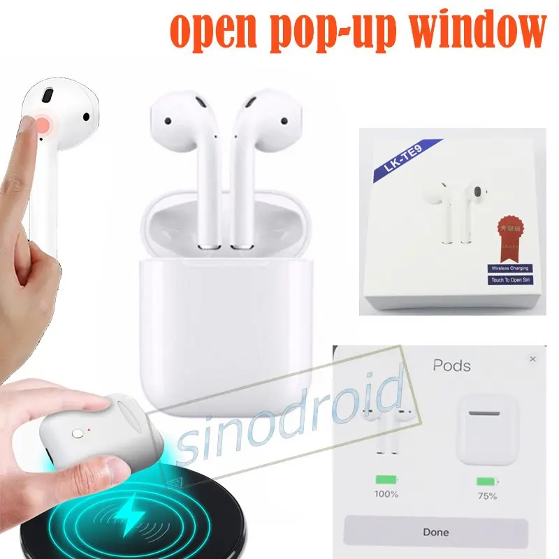 LK-TE9 1:1 Mini Wireless Earbuds Pop-up Window Touch Control Qi Wireless Charging Air TWS Earphone Bluetooth 5.0 LK TE9 Pods
LK-TE9 1:1 Mini Wireless Earbuds Pop-up Window Touch Control Qi Wireless Charging Air TWS Earphone Bluetooth 5.0 LK TE9 Pods