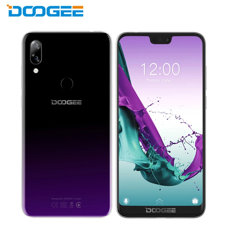 DOOGEE N10 5.84inch FHD+ 19:9 Display 3GB+32GB SC9863A Octa Core Android 8.1 Dual 16.0MP 3360mAh Smartphone Mobile Phone | Мобильные