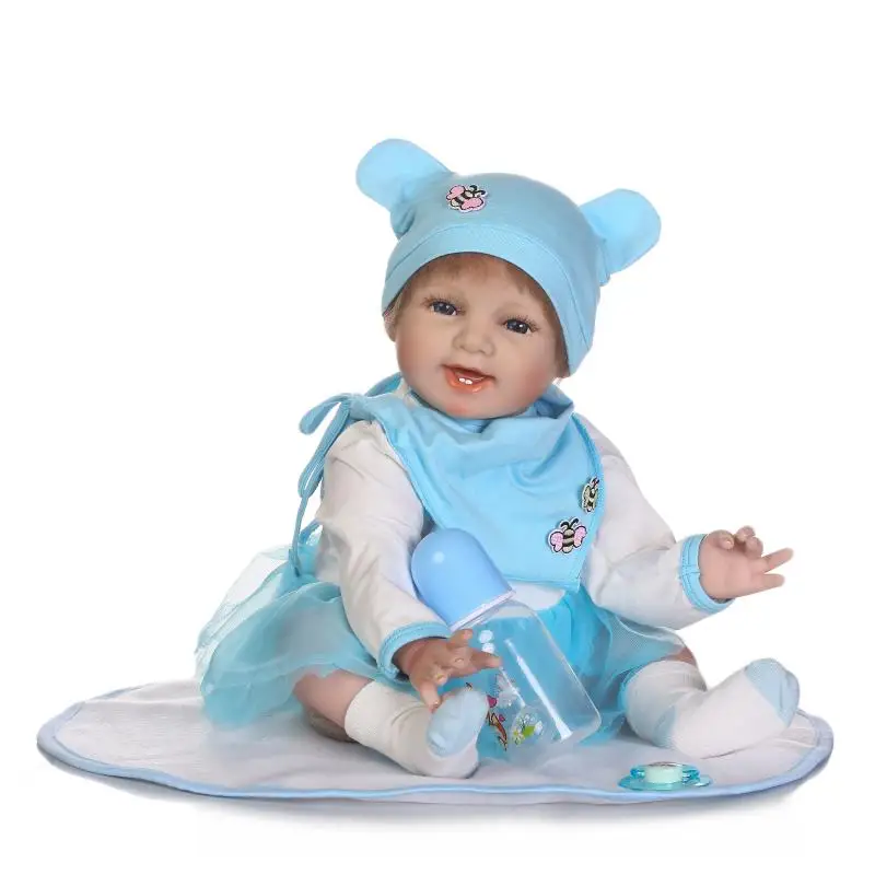 Bebes reborn girl dolls 22inch 55cm silicone reborn baby dolls for children gift play house toys real alive baby doll
Bebes reborn girl dolls 22inch 55cm silicone reborn baby dolls for children gift play house toys real alive baby doll
