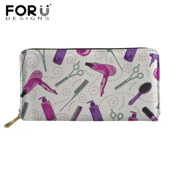 FORUDESIGNS Cartoon Hair Stylist Print Long Leather Wallet Luxury Purse for Women Waterproof Photo Bags Travel Storage Money Bag
FORUDESIGNS Cartoon Hair Stylist Print Long Leather Wallet Luxury Purse for Women Waterproof Photo Bags Travel Storage Money Bag