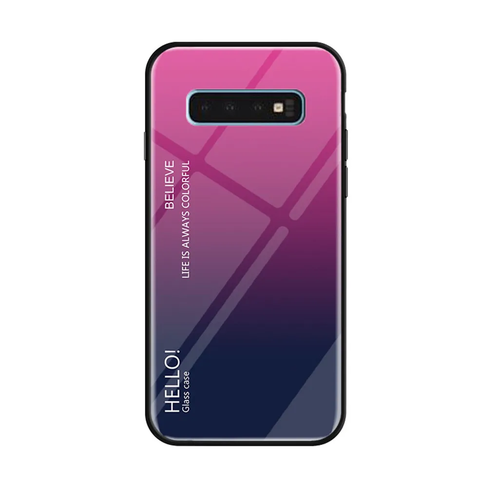 Slim Explosion proof phone case Glass Back Soft Side Phone Case Cover high quality TPU case For Samsung Galaxy S10 6.1inch#P4
Slim Explosion proof phone case Glass Back Soft Side Phone Case Cover high quality TPU case For Samsung Galaxy S10 6.1inch#P4