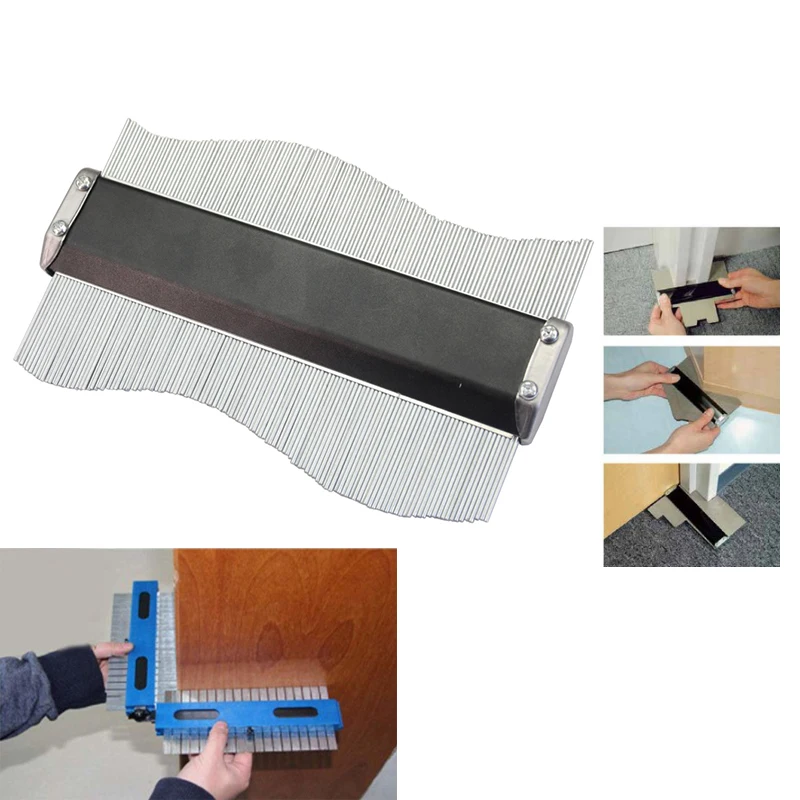 Steel Contour Profile Copy Gauge 125mm/150mm/200mm/400mm Duplicator Wood Marking Tool Tiling Laminate Tiles General Tools
Steel Contour Profile Copy Gauge 125mm/150mm/200mm/400mm Duplicator Wood Marking Tool Tiling Laminate Tiles General Tools