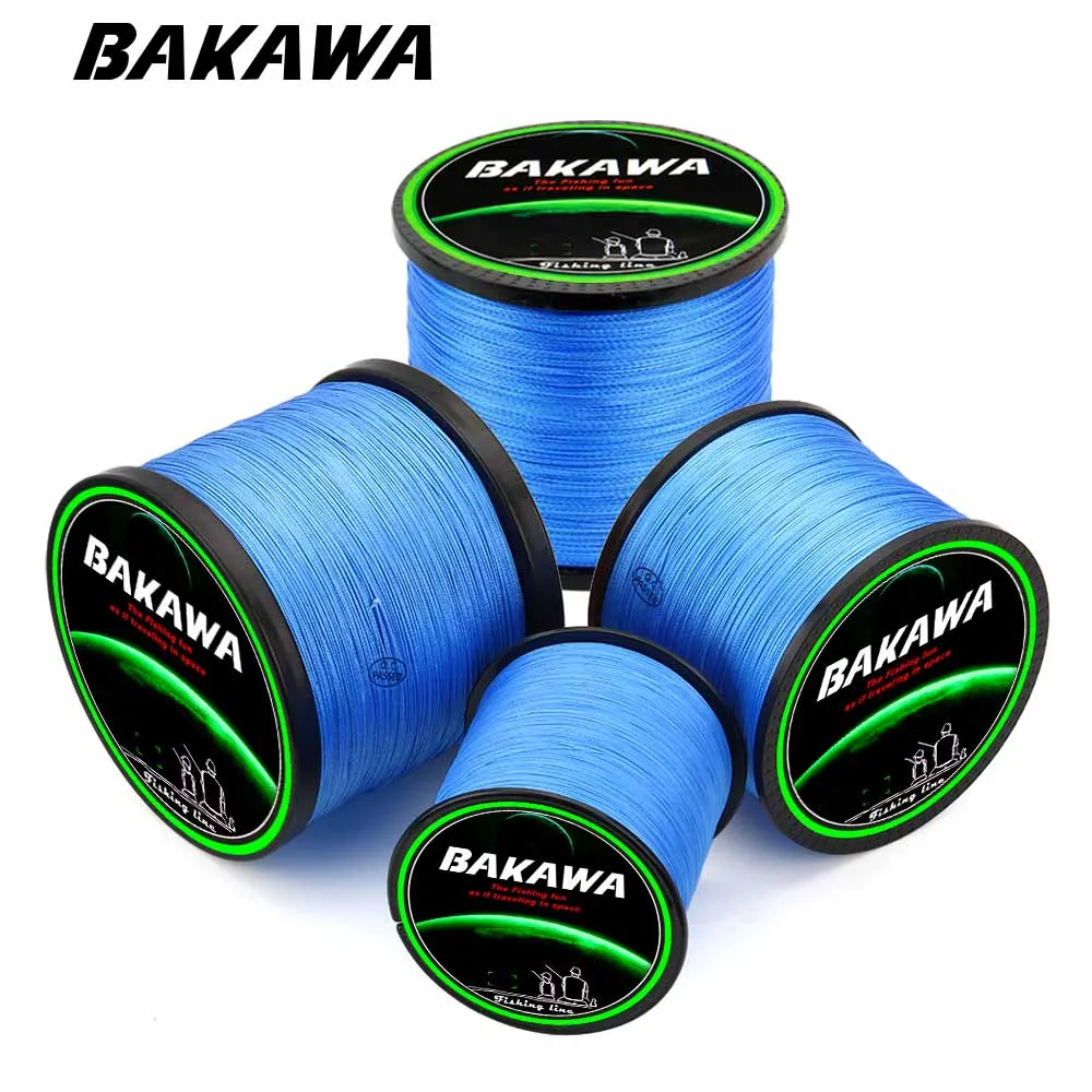 BAKAWA 1000m PE Braided Fishing Line 4 Strands Fishing Lines Multi-filament Fish Line Rope Cord 10~85LB
BAKAWA 1000m PE Braided Fishing Line 4 Strands Fishing Lines Multi-filament Fish Line Rope Cord 10~85LB