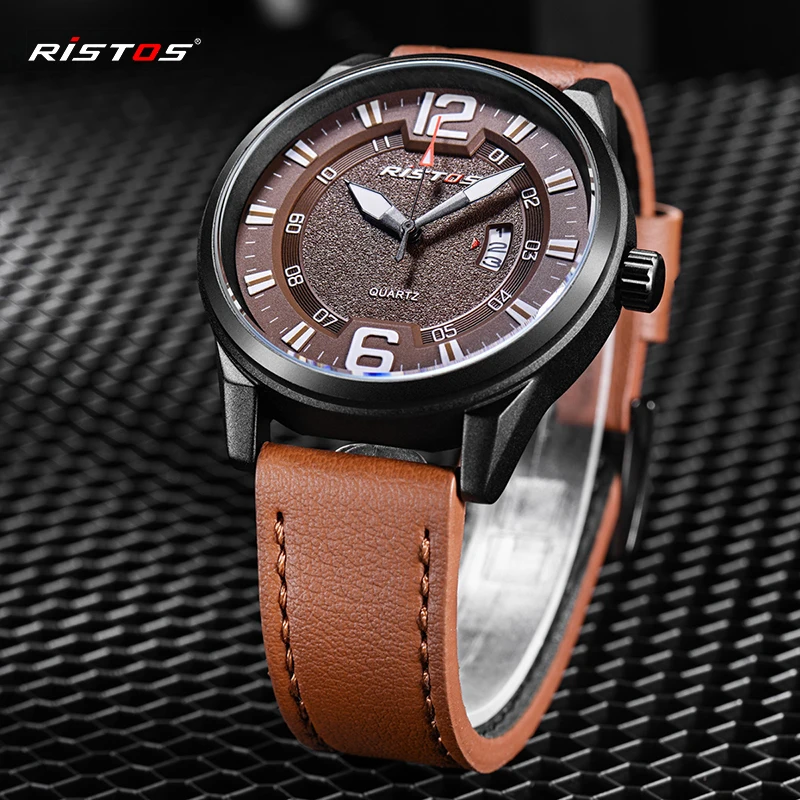 RISTOS Luxury Brand Men Analog Digital Leather Sports Watches Men's Army Military Watch Man Quartz Clock Relogio Masculino Gold
RISTOS Luxury Brand Men Analog Digital Leather Sports Watches Men's Army Military Watch Man Quartz Clock Relogio Masculino Gold