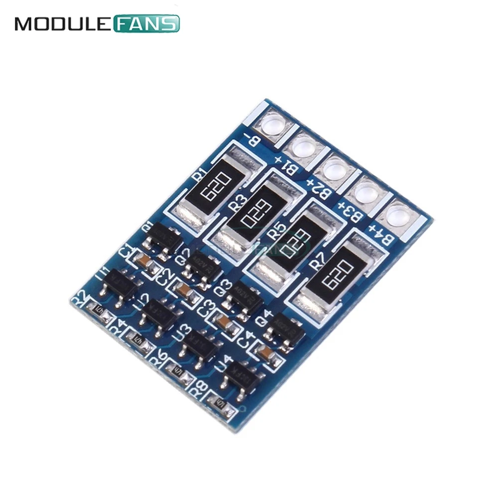 Li-ion Lipo Lithium Battery 18650 Charge Balance Protection Board 4S 4.2V 14.4V 16.8V 68mA Polymer Charging Balance Module
Li-ion Lipo Lithium Battery 18650 Charge Balance Protection Board 4S 4.2V 14.4V 16.8V 68mA Polymer Charging Balance Module