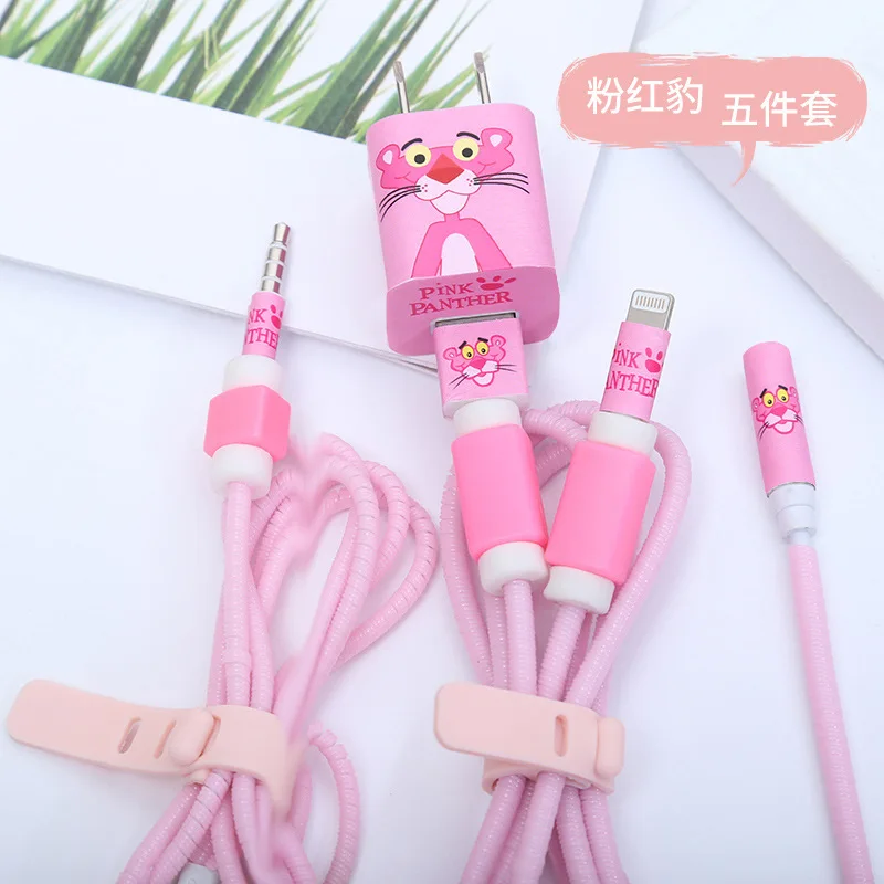 Cartoon USB Cable Earphone Protector Set with Cable Winder Cartoon sticker USB Charger Cable Cord Protector For iphone 6 7 7P 8
Cartoon USB Cable Earphone Protector Set with Cable Winder Cartoon sticker USB Charger Cable Cord Protector For iphone 6 7 7P 8