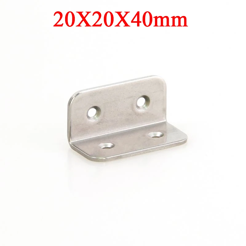 80PCS 304 Stainless Steel Furniture Corner Braces 90 Degree L Shape Frame Board Support Holder Brackets Connecting Accessories
80PCS 304 Stainless Steel Furniture Corner Braces 90 Degree L Shape Frame Board Support Holder Brackets Connecting Accessories