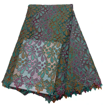 African Guipure French lace fabric color matching High quality Nigeria mesh cord lace fabric for wedding HJ1518-1
African Guipure French lace fabric color matching High quality Nigeria mesh cord lace fabric for wedding HJ1518-1
