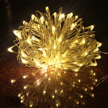 1/2/5/10M 10-100 LEDs Christmas Garland Silver Wire LED String Lamp Fairy lights For Holiday New Year Xmas Wedding Decoration
1/2/5/10M 10-100 LEDs Christmas Garland Silver Wire LED String Lamp Fairy lights For Holiday New Year Xmas Wedding Decoration