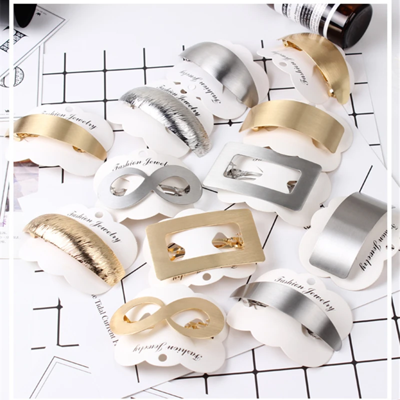 Ruoshui Korean Style Women Girls Geometric Alloy Hair Clips Female Mental Elegant Ponytail Holder Hairpins Barrettes Headwear
Ruoshui Korean Style Women Girls Geometric Alloy Hair Clips Female Mental Elegant Ponytail Holder Hairpins Barrettes Headwear