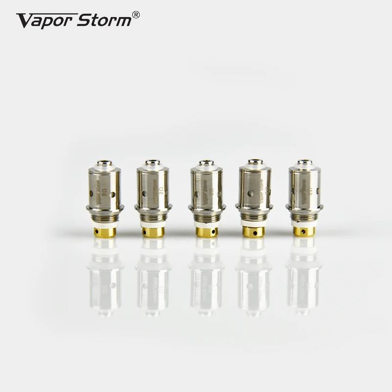 

Original Vapor Storm 5 pcs/lot Pure Taste Mini16 Atomizer Coil Mini 16 Head 1.6-2.0 Ohm Organic Cotton E Cigarette Evaporator