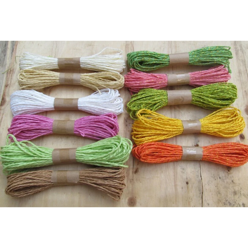 10M DIY Twisted Paper Raffia Craft Favor Gift Wrapping Twine Rope Thread Scrapbooks Invitation Flower Decoration
10M DIY Twisted Paper Raffia Craft Favor Gift Wrapping Twine Rope Thread Scrapbooks Invitation Flower Decoration