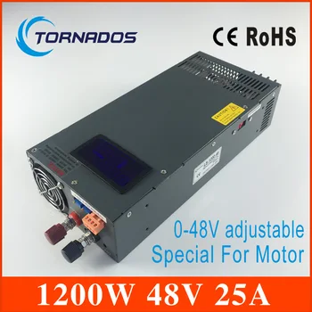 Power control motor 1200W 0-48V 25A Constant pressure Switching power supply for LED Strip light power suply LS-1200-48
Power control motor 1200W 0-48V 25A Constant pressure Switching power supply for LED Strip light power suply LS-1200-48