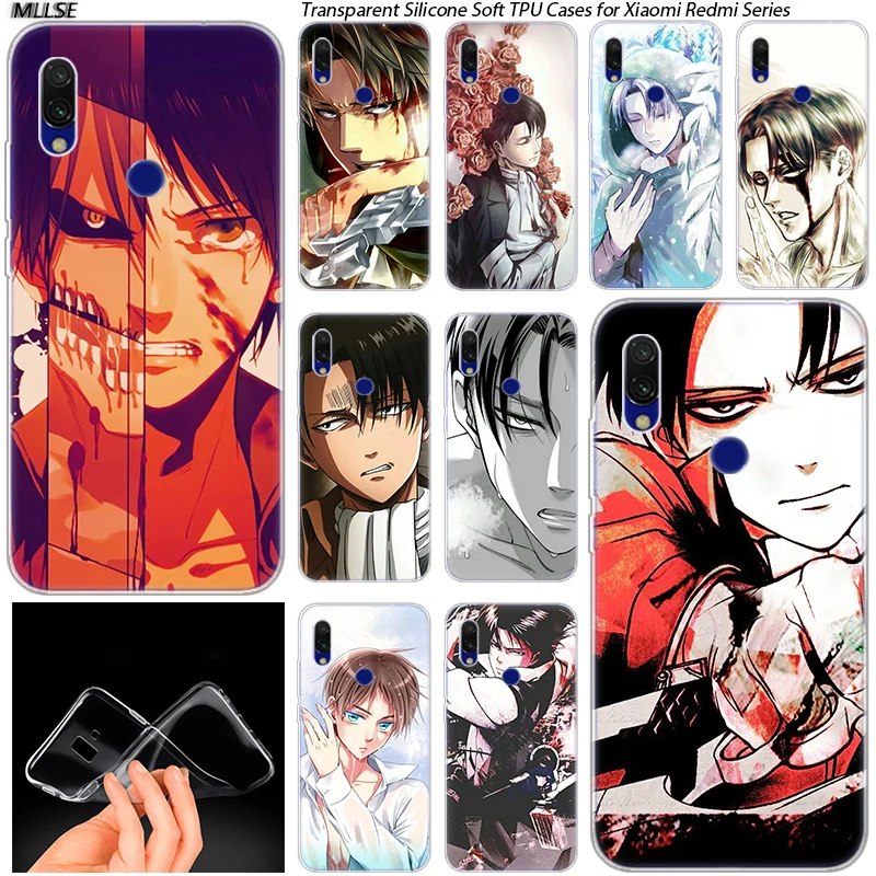 Anime Attack On Titan Levi Ackerman Hot Soft Case for Xiaomi Redmi K20 7 7A 5 5Plus 6 6A S2 Note 8 7 6 5 Pro Cover
Anime Attack On Titan Levi Ackerman Hot Soft Case for Xiaomi Redmi K20 7 7A 5 5Plus 6 6A S2 Note 8 7 6 5 Pro Cover