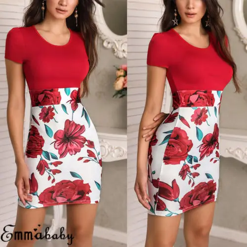 Romantic Plus Size Womens Boho Floral Short Sleeve Summer Autumn Casual Holiday Bodycon Party Dress hot
Romantic Plus Size Womens Boho Floral Short Sleeve Summer Autumn Casual Holiday Bodycon Party Dress hot