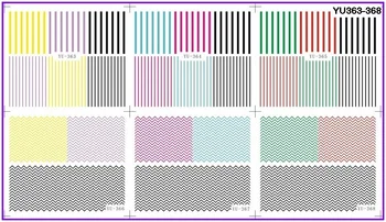 6 PACK/ LOT WATER DECAL NAIL ART NAIL TRANSFER STICKER COLORFUL WAVE STRAIGHT LINE YU363-368
6 PACK/ LOT WATER DECAL NAIL ART NAIL TRANSFER STICKER COLORFUL WAVE STRAIGHT LINE YU363-368
