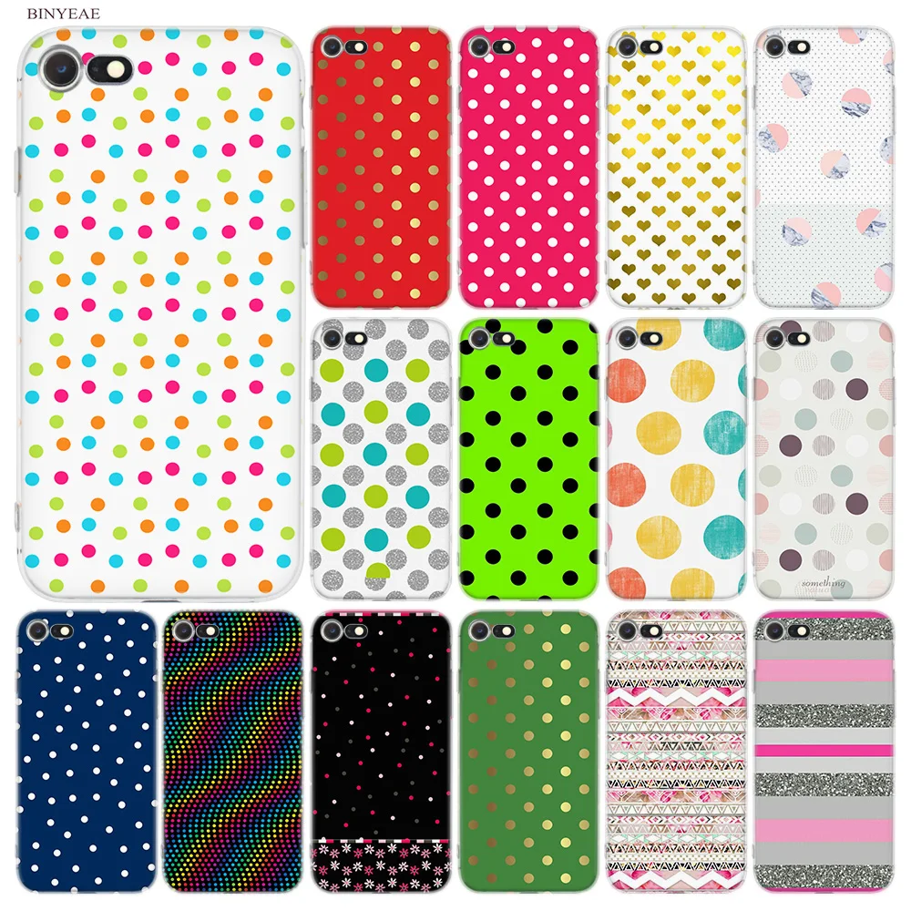BINYEAE Soft Styles TPU Silicone Case Cover Coque for iPhone 7 8 Plus ALine Polka Dots Pattern Back Shell Fundas Phone Accessory
BINYEAE Soft Styles TPU Silicone Case Cover Coque for iPhone 7 8 Plus ALine Polka Dots Pattern Back Shell Fundas Phone Accessory