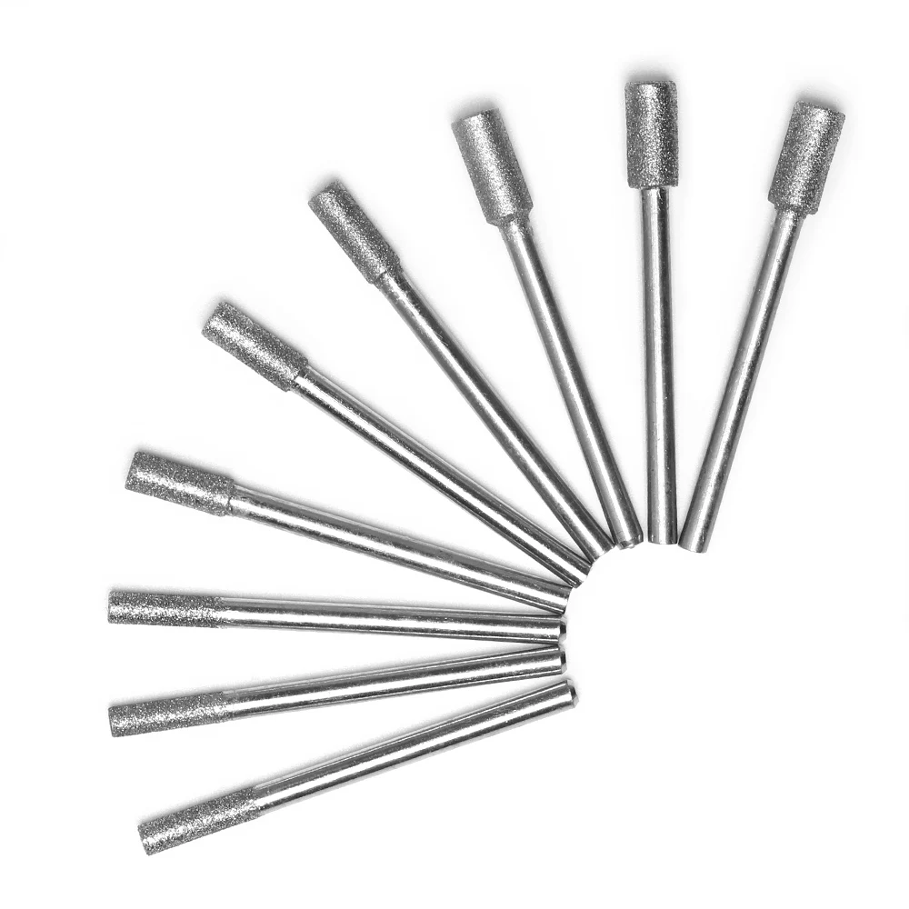 5Pcs 5/32" Diamond Chainsaw Sharpener Burr Stone Round File Fits 1453 Craftsman Diamond Grinding Rod Mill Rotary Tool 
5Pcs 5/32" Diamond Chainsaw Sharpener Burr Stone Round File Fits 1453 Craftsman Diamond Grinding Rod Mill Rotary Tool