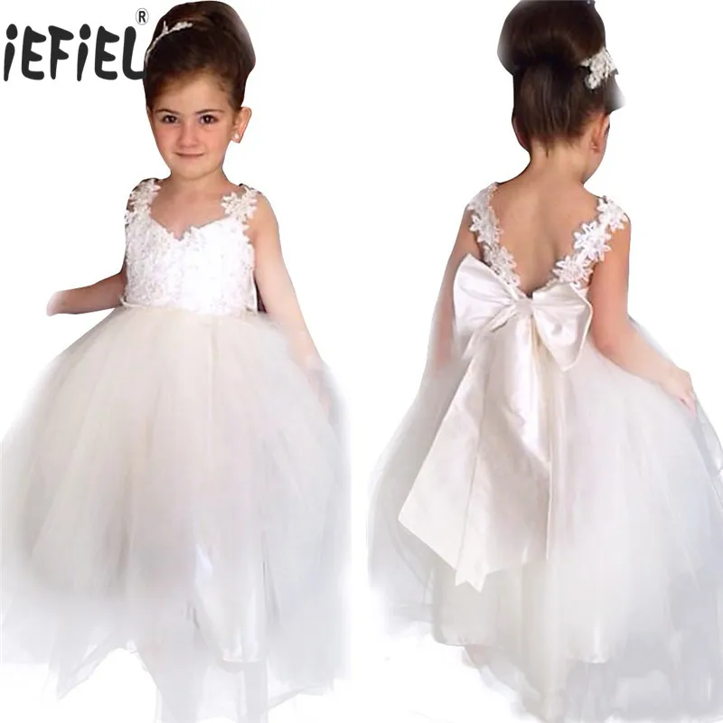 Princess Dress Girls Baby Kids Children Dresses Summer Dress Baby Little Girl Party White Flower Wedding Bridemaid gift dress
Princess Dress Girls Baby Kids Children Dresses Summer Dress Baby Little Girl Party White Flower Wedding Bridemaid gift dress