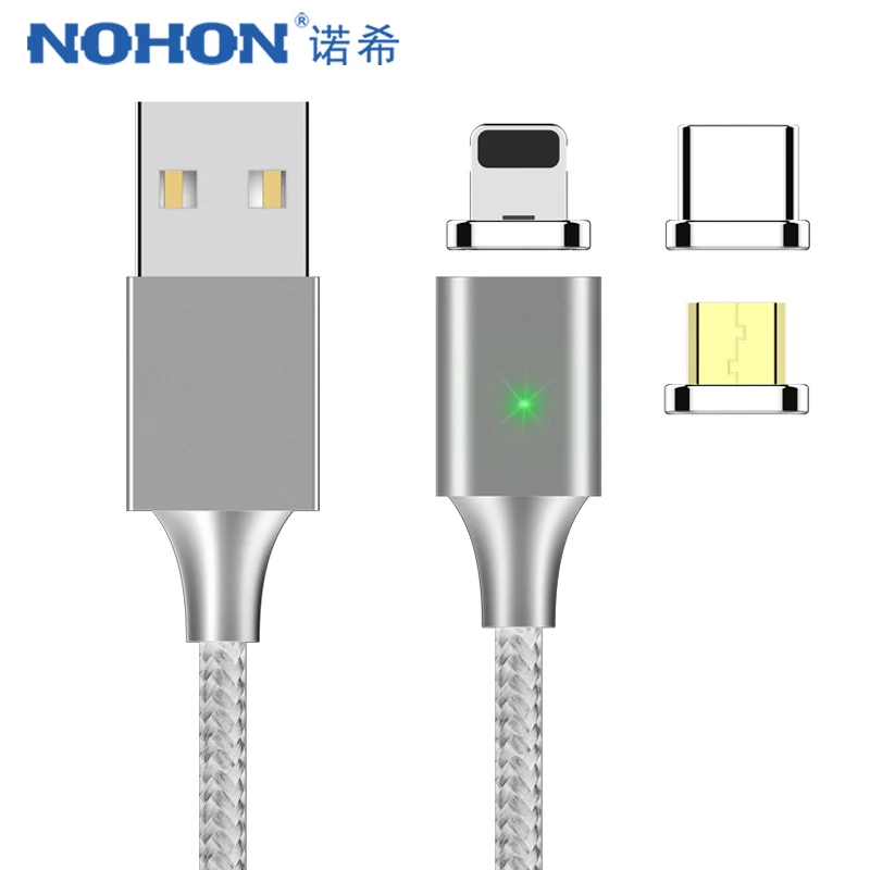 NOHON Sync Data Fast Charging 3 in 1 Strong Magnetic Micro USB Type C Cord For Xiaomi Lighting For iPhone X 8 7 Plus Change Line
NOHON Sync Data Fast Charging 3 in 1 Strong Magnetic Micro USB Type C Cord For Xiaomi Lighting For iPhone X 8 7 Plus Change Line