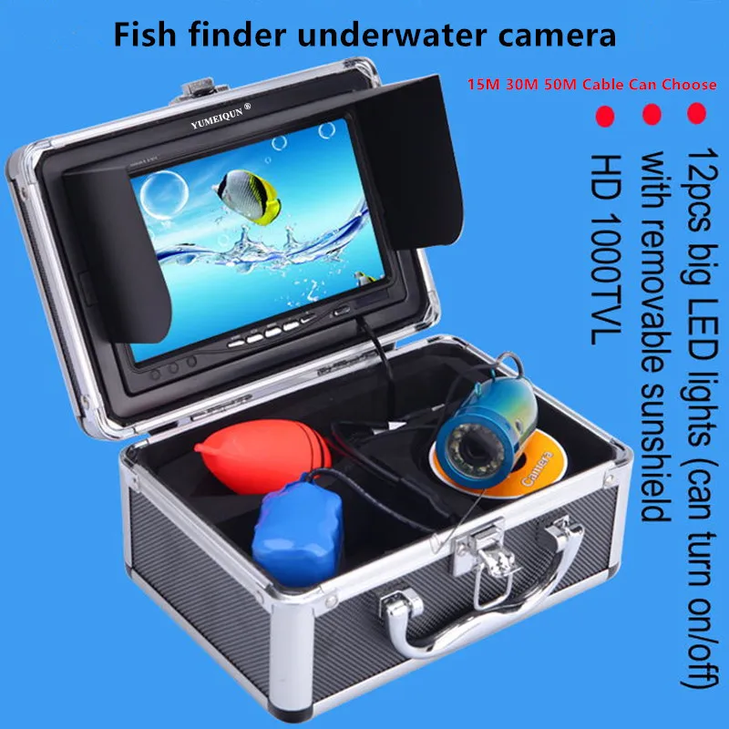30M Fishing Camera 7" Video Fish Finder IR Lights Controllable Underwater Fishing Camera Ice Lake UnderWater Fishfinder
30M Fishing Camera 7" Video Fish Finder IR Lights Controllable Underwater Fishing Camera Ice Lake UnderWater Fishfinder