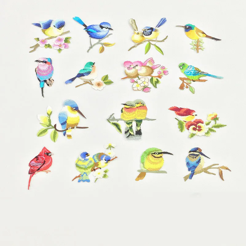 Wholesale Retail Multi Sizes 1Pcs/lot New Birds Patch Embroidery Iron On Patches For Clothes Dresses DIY Accessories
Wholesale Retail Multi Sizes 1Pcs/lot New Birds Patch Embroidery Iron On Patches For Clothes Dresses DIY Accessories