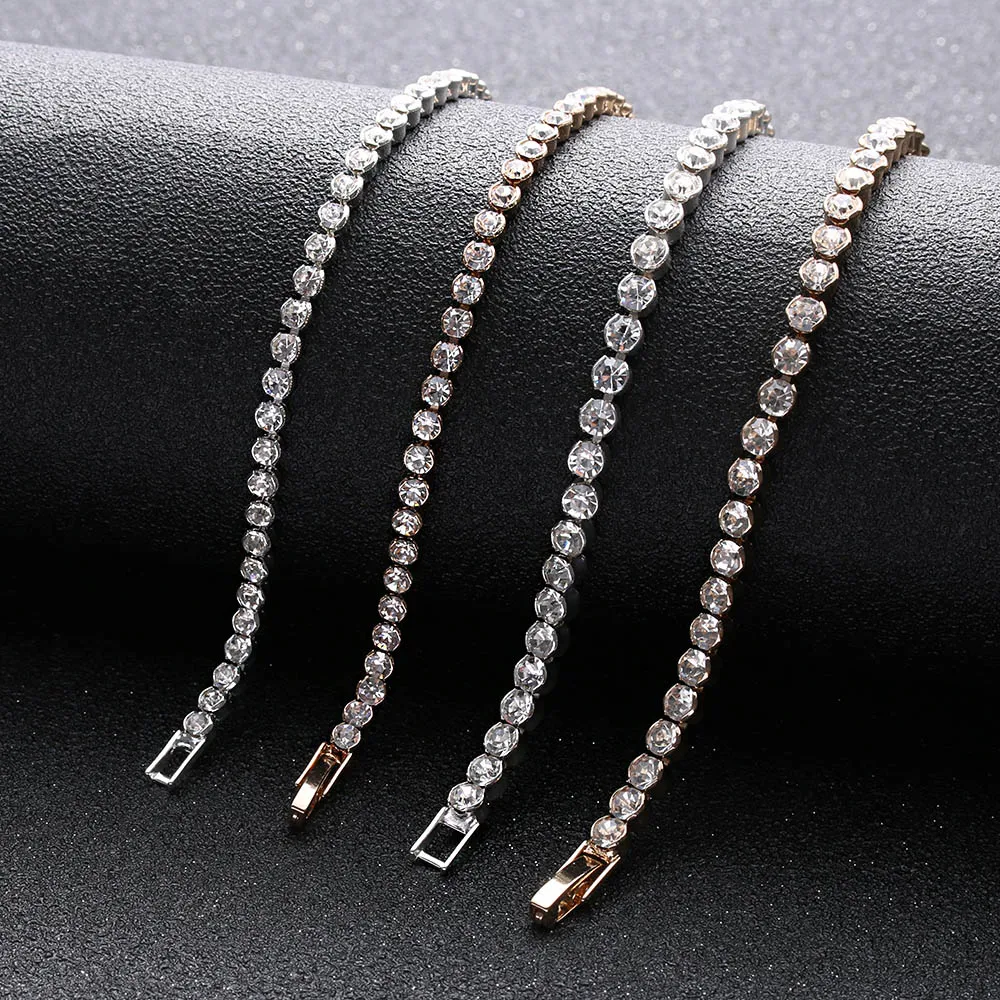 1PC Trendy Austria Cubic Zirconia Crystal Bracelet Cuff Bangles Silver&Gold Color Hand Chain For Women Jewelry Accessories
1PC Trendy Austria Cubic Zirconia Crystal Bracelet Cuff Bangles Silver&Gold Color Hand Chain For Women Jewelry Accessories